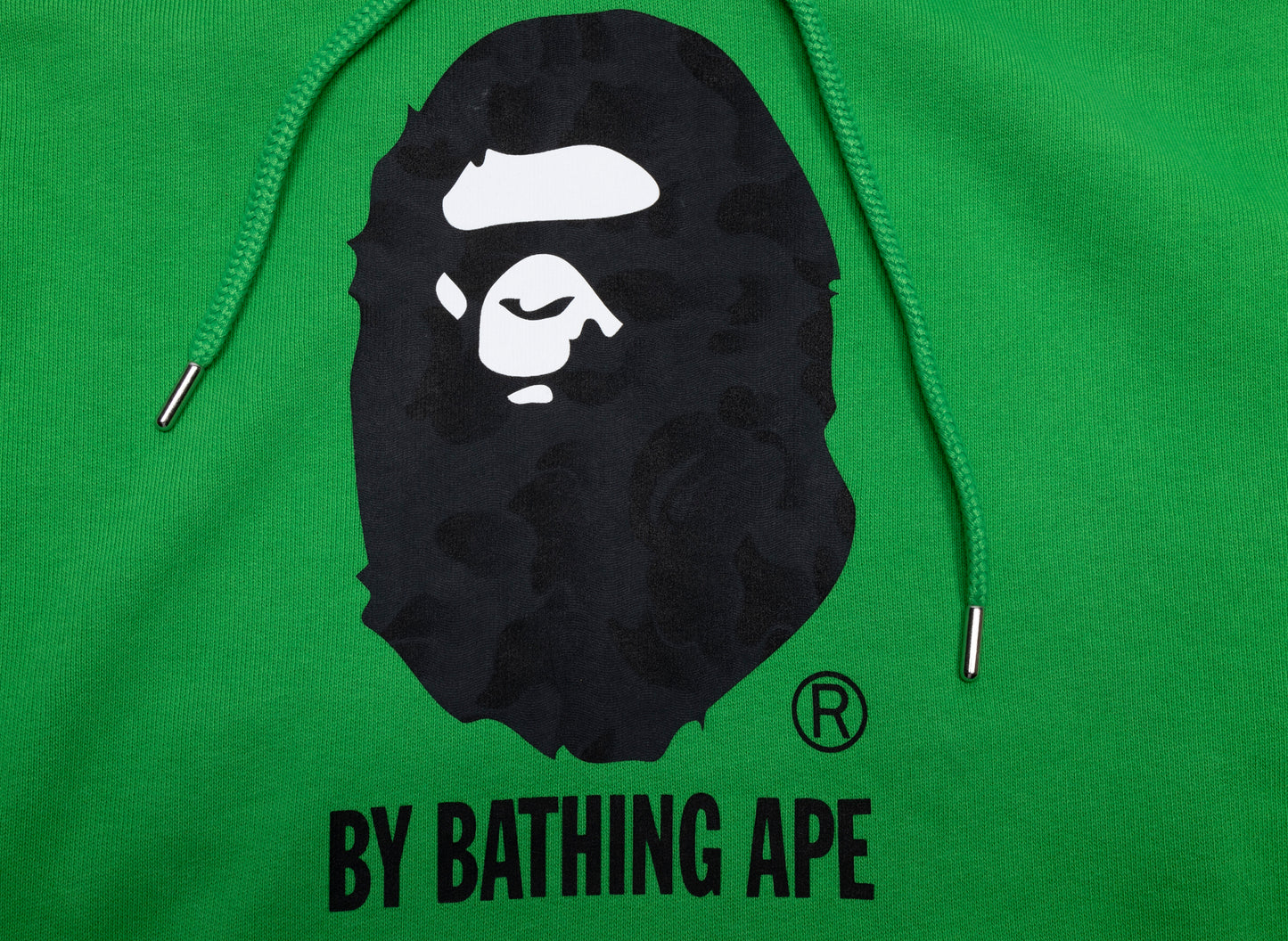 A Bathing Ape Ink Camo by Bathing Ape Pullover Hoodie in Green xld