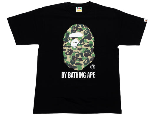 A Bathing Ape ABC Camo by Bathing Ape Tee in Black/Green