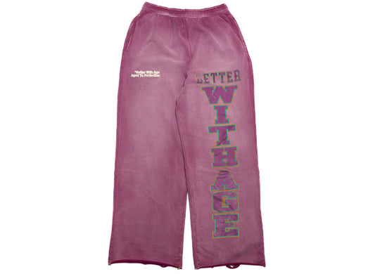 Better With Age Ponzi Sweatpant in Fuchsia