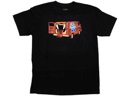 Pleasures x PABST Beer Van T-Shirt in Black