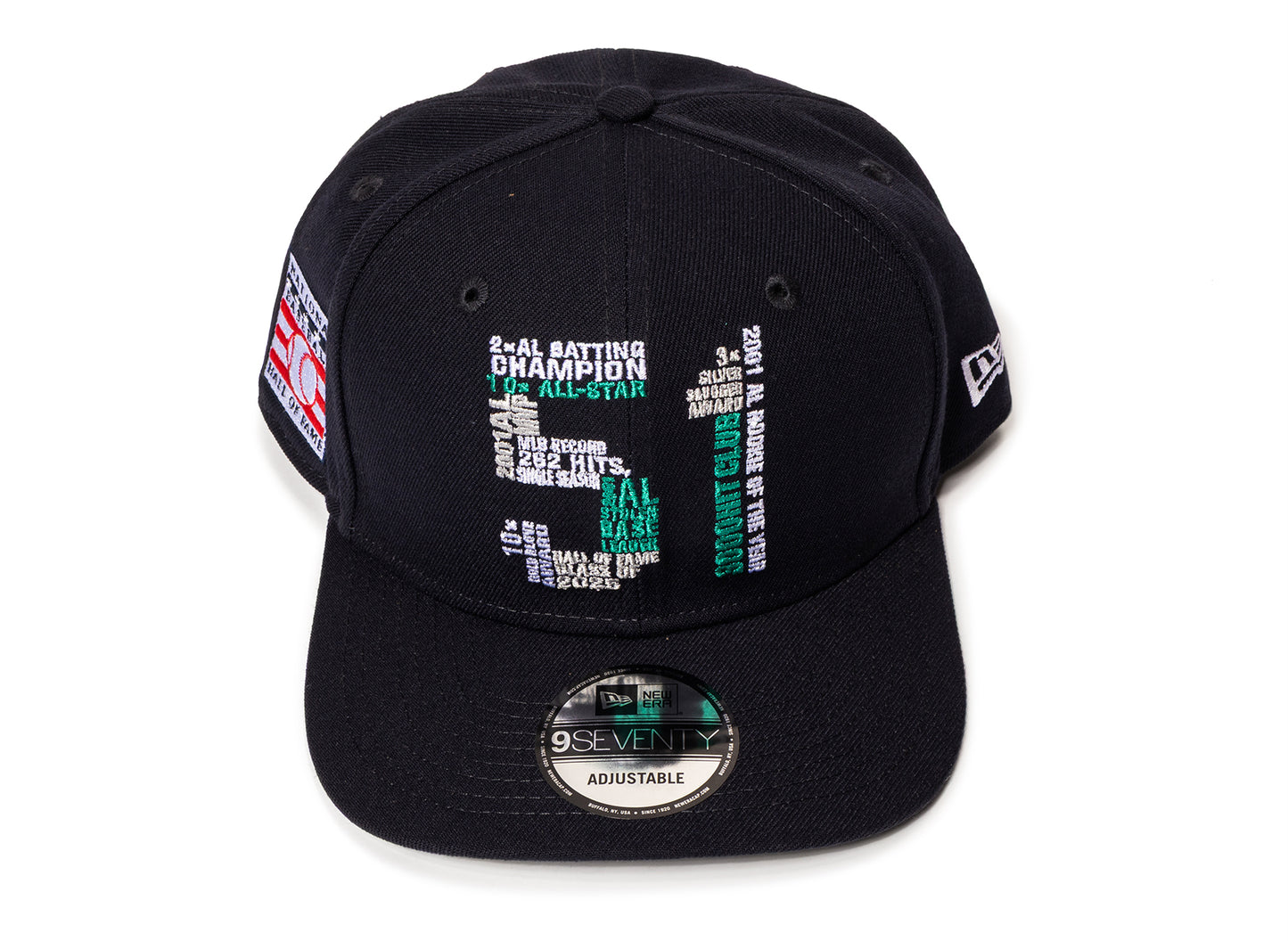 Casquette snapback New Era MLB25 Ichiro HOF 9Seventy Seattle Mariners