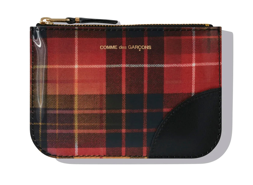 Comme des Garçon Lenticular Tartan SA8100 Wallet 'Red/Yellow'