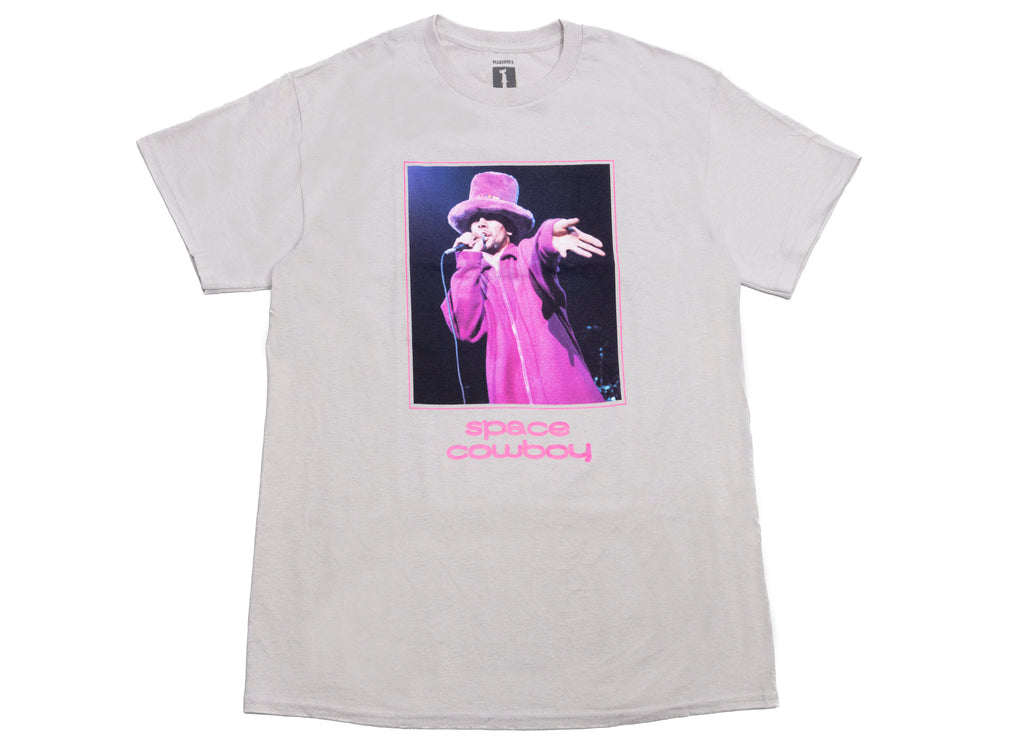 Pleasures Jamiroquai Space Cowboy T-Shirt in Steel