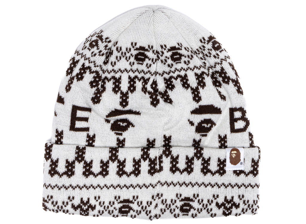 A Bathing Ape Beanie in Ivory