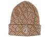 A Bathing Ape Sport Monogram Knit Cap in Beige