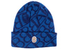 A Bathing Ape Sport Monogram Knit Cap in Blue