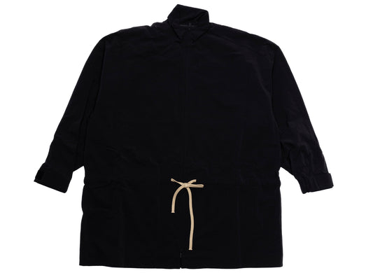 Fear of God Essentials Military Nylon Mockneck Anorak in Black