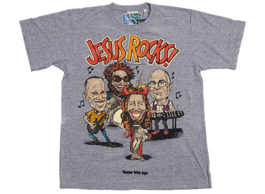 Better With Age Boca Tee in multi-color, a handmade one-of-one men's t-shirt