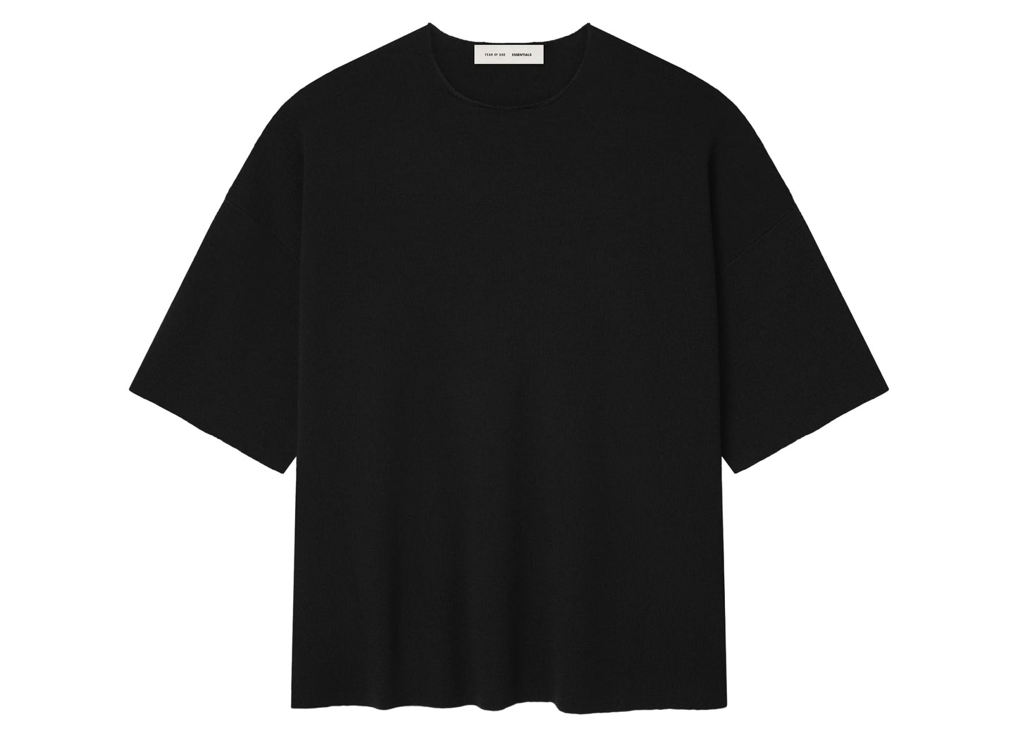 Fear of God Essentials Merino Short Sleeve Tee 'Jet Black'