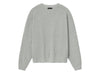 Fear of God Essentials Waffle Long Sleeve Crewneck Sweater 'Concrete Heather'