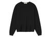 Fear of God Essentials Waffle Long Sleeve Crewneck Sweater 'Jet Black'