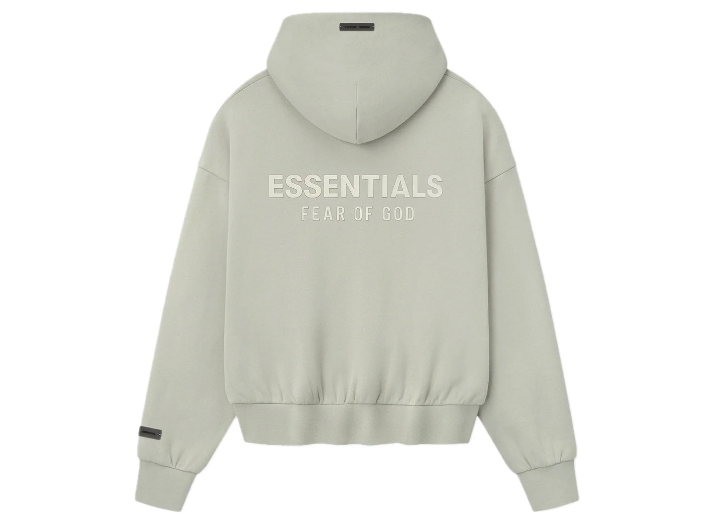 Fear of God Essentials Classic Full Zip Hoodie 'Abbey Stone