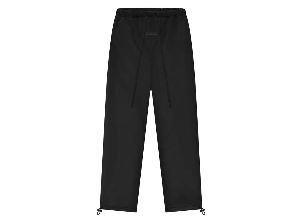 Fear of God Essentials Bonded Satin Relaxed Track Pant 'Jet Black'