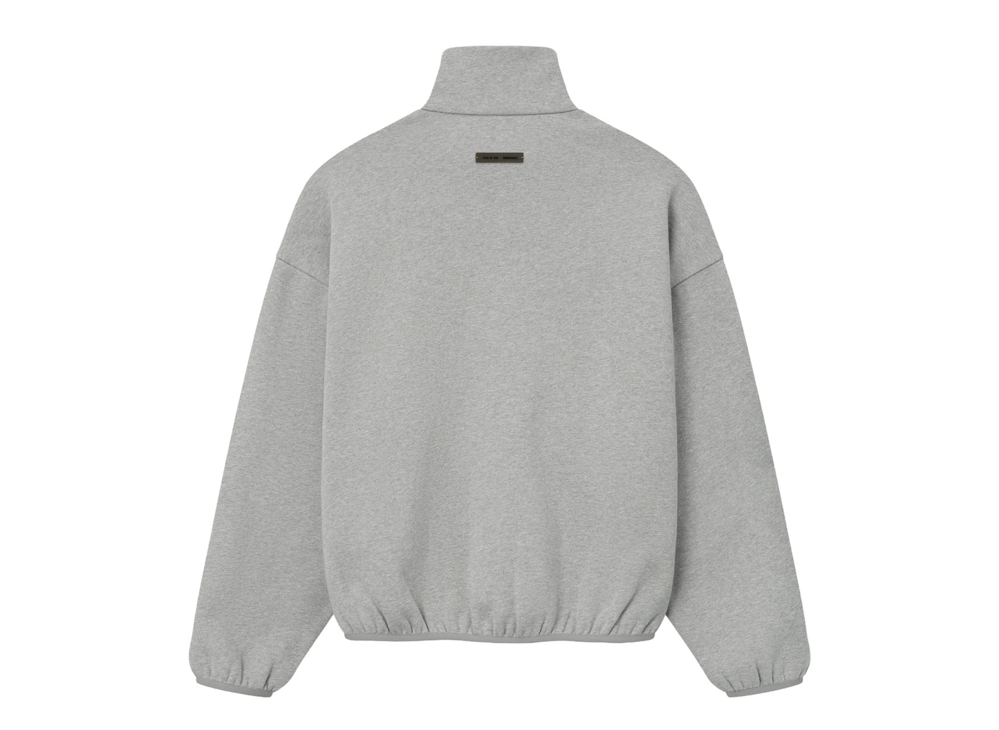 Fear of God Essentials Modern Track Jacket 'Concrete Heather / Black'