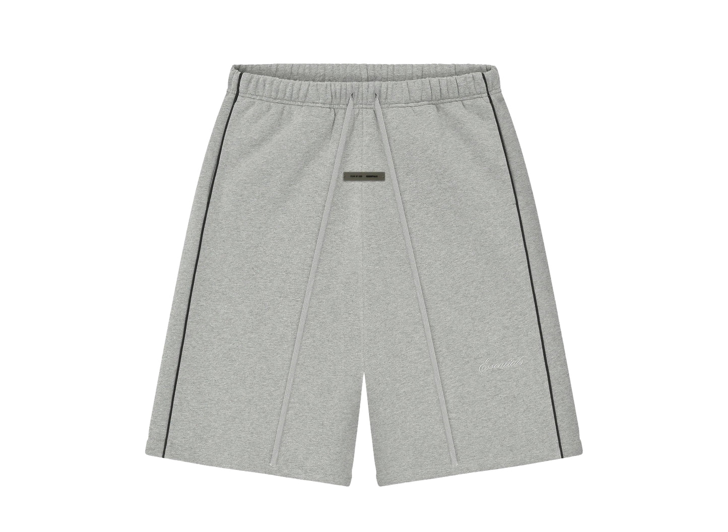 Fear of God Essentials Relaxed Sweatshort with Piping 'Concrete Heather / Black'
