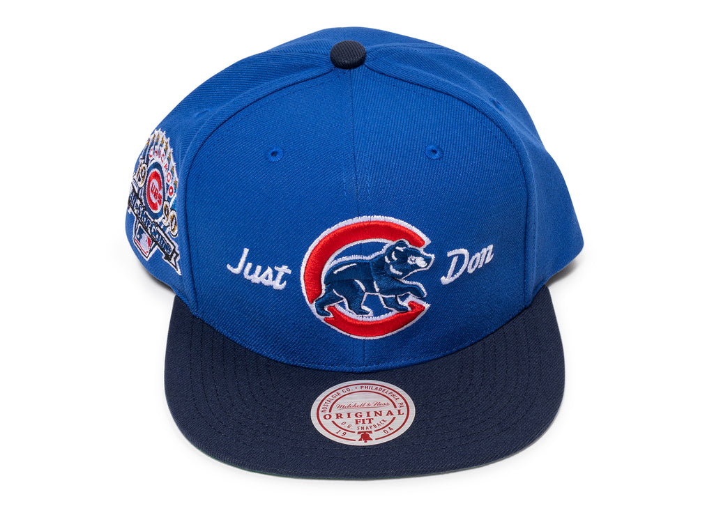 Mitchell & Ness Just Don Mainline Script Snapback Cubs