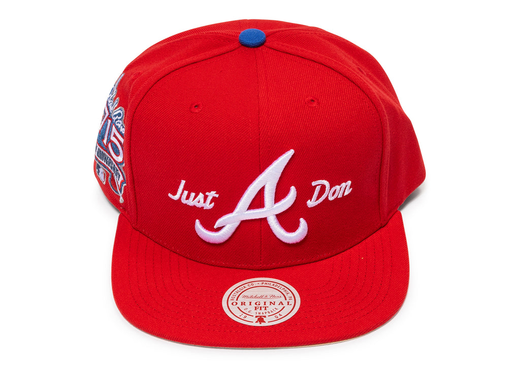 Mitchell & Ness Just Don Mainline Script Snapback Braves
