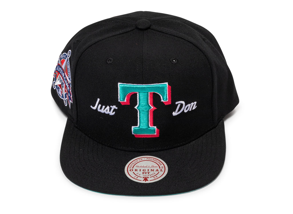 Mitchell & Ness Just Don Mainline Script Snapback Rangers