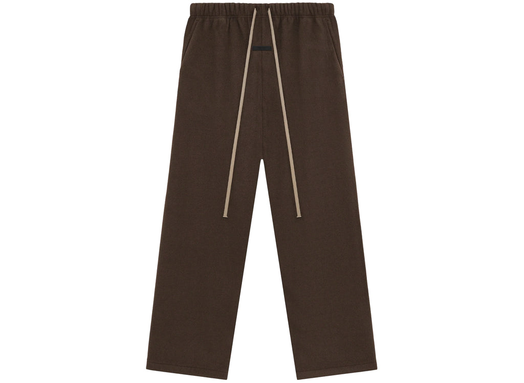 Fear of God Essentials Brushed Relaxed Pants in Brown