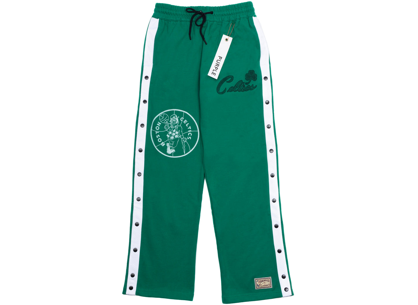 Purple Brand Boston Celtics Snap Pants