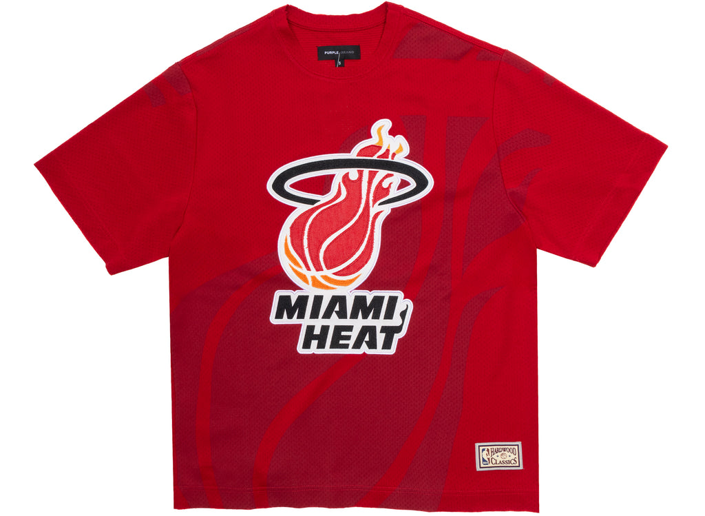 Purple Brand Miami Heat Mesh Tee