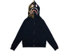 A Bathing Ape 1st Shark Full Zip Hoodie in Navy