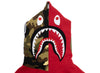 A Bathing Ape 1st Shark Full Zip Hoodie in Red