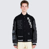 Pleasures NERD Varsity Jacket in Black