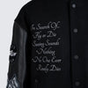 Pleasures NERD Varsity Jacket in Black