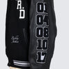 Pleasures NERD Varsity Jacket in Black