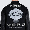 Pleasures NERD Varsity Jacket in Black