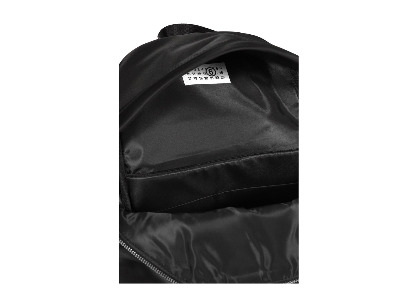 Maison Margiela MM6 Nylon Backpack in Black view 4
