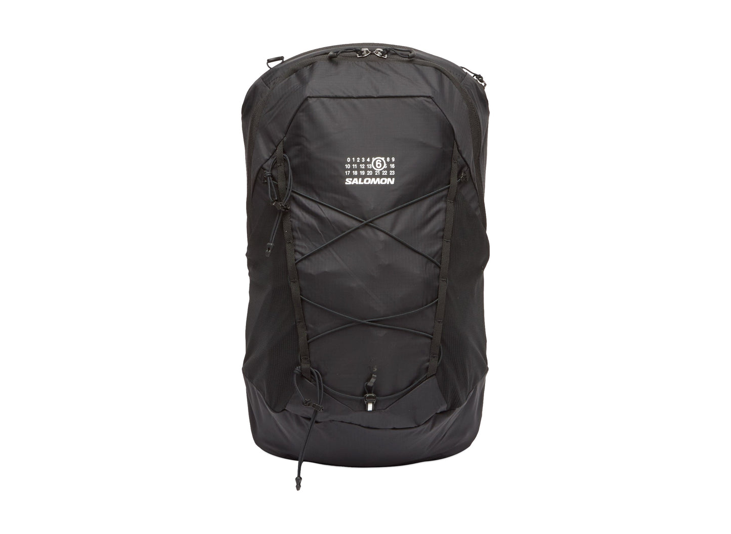 Maison Margiela MM6 x Salomon XT-15 Backpack in Black and White view 1
