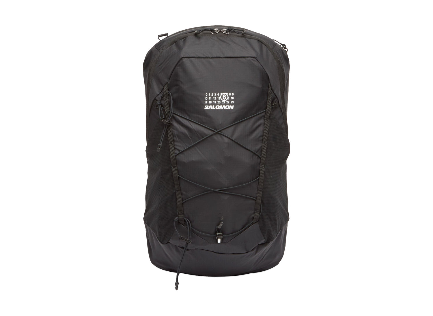 Maison Margiela MM6 x Salomon XT-15 Backpack in Black and White view 1