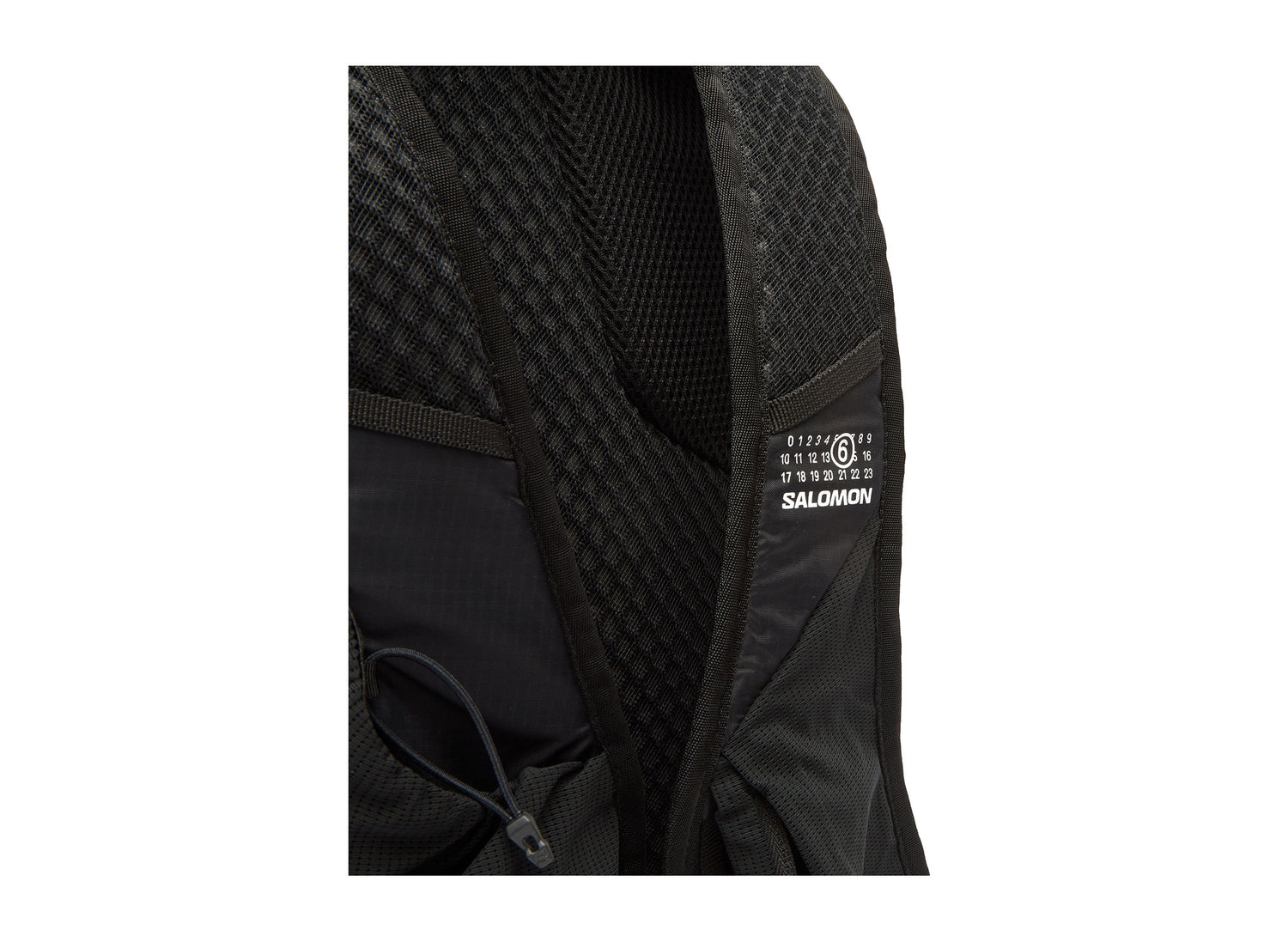Maison Margiela MM6 x Salomon XT-15 Backpack in Black and White view 4