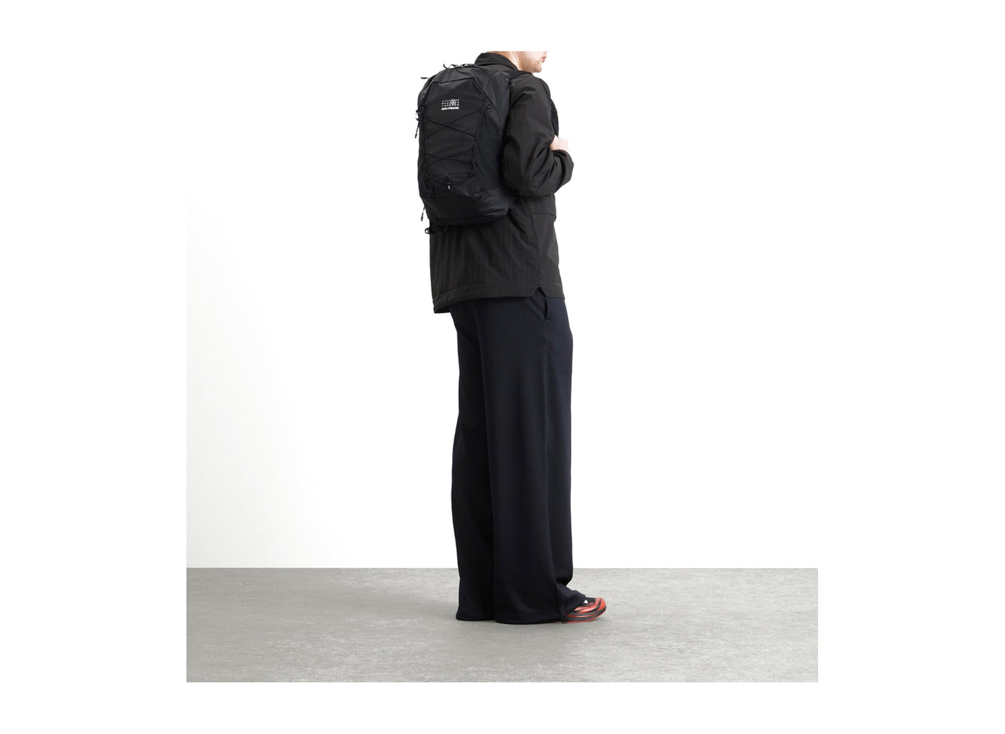 Maison Margiela MM6 x Salomon XT-15 Backpack in Black and White view 8
