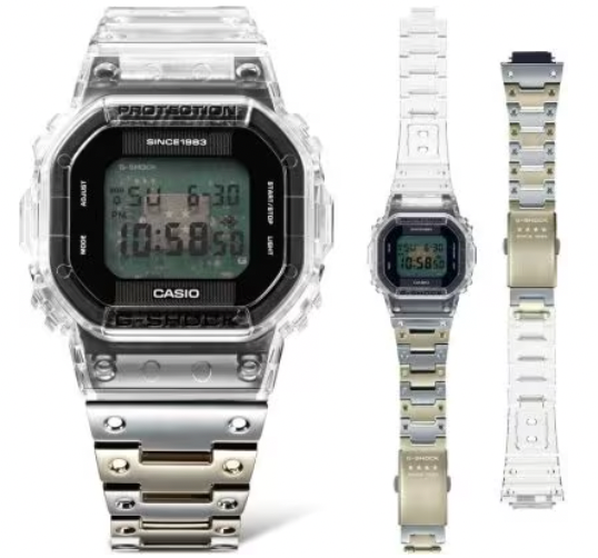 Casio G-Shock 40th Anniversary 'Clear Remix' Digital 5600 Series Multi-Color Band Watch xld