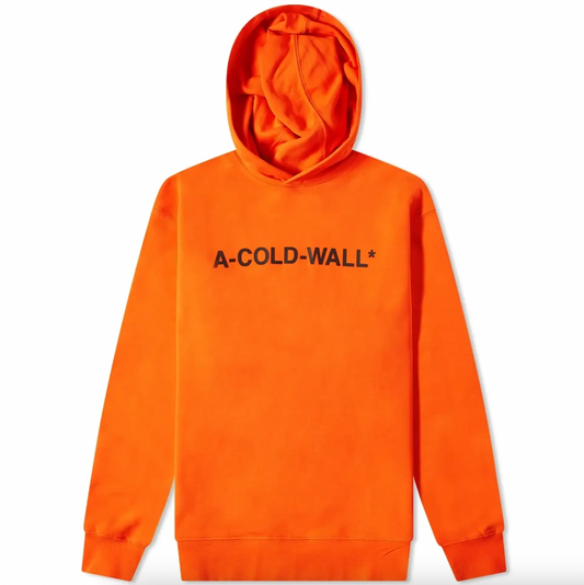 A-COLD-WALL* Essential Logo Hoodie in Bright Orange