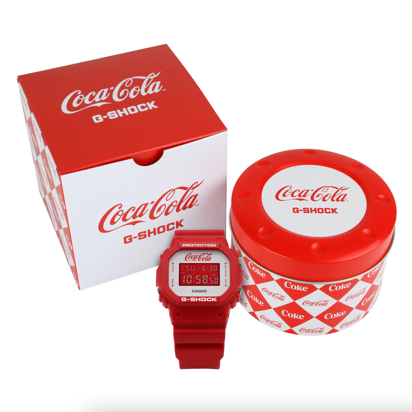 G shock x top bape x coca cola