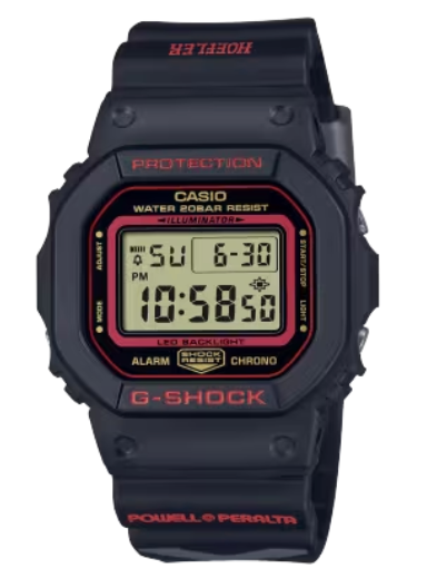 Casio G-Shock x Kelvin Hoefler x Powell Peralta Digital 5600 Watch xld