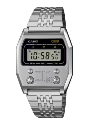 Casio G-Shock Vintage Silver A1100D-1VT Watch xld