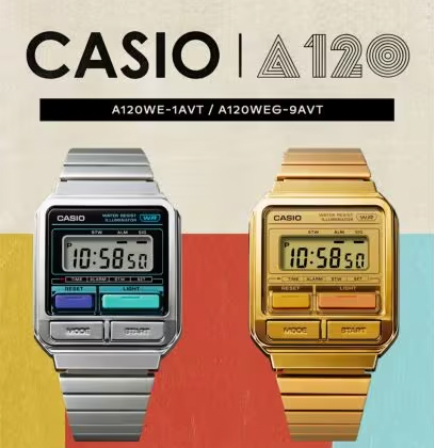 Casio G-Shock Vintage A120WEG-9AVT Watch xld