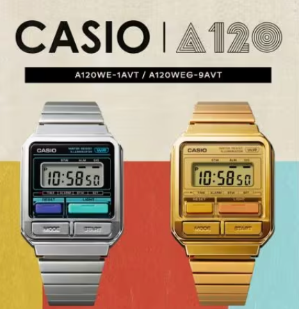 Casio G-Shock Vintage A120WE-1AVT Watch xld