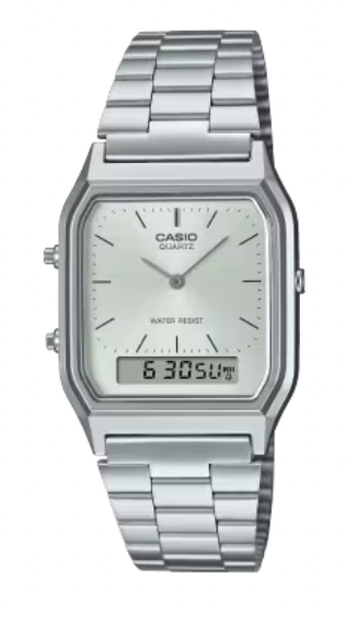 Casio G-Shock Vintage Silver AQ230A-7AVT Watch xld