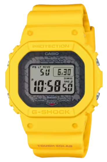 Casio G-Shock Digital 5600 Series 'Charles Darwin Foundation' Galápagos Watch in Yellow xld