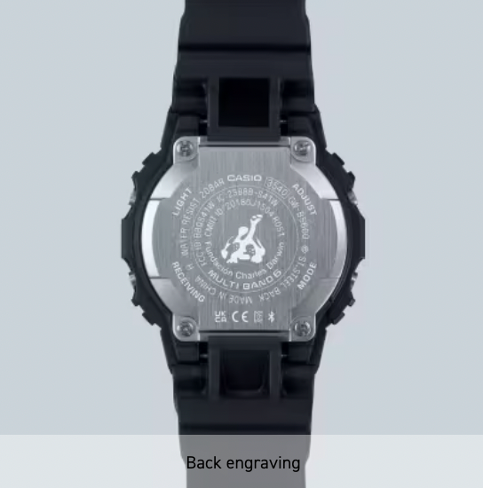 G-Shock Digital 5600 Series 'Charles Darwin Foundation' Galápagos Watch in Black/Blue xld