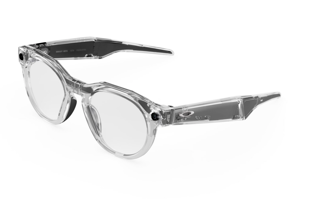 Oakley Meta HSTN Sunglasses in Clear w/ Transitions Grey Lenses