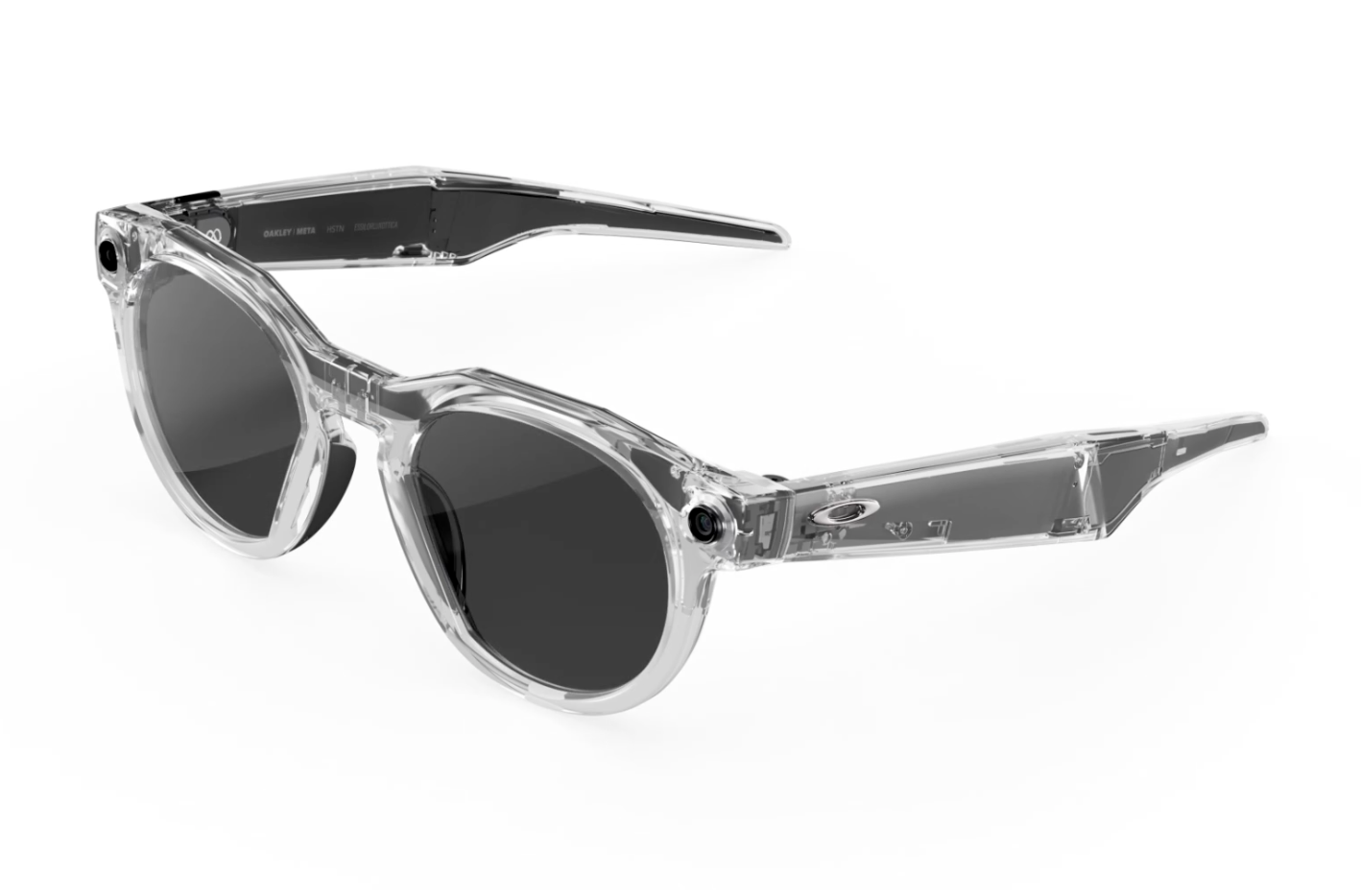 Oakley Meta HSTN Sunglasses in Clear w/ Transitions Grey Lenses