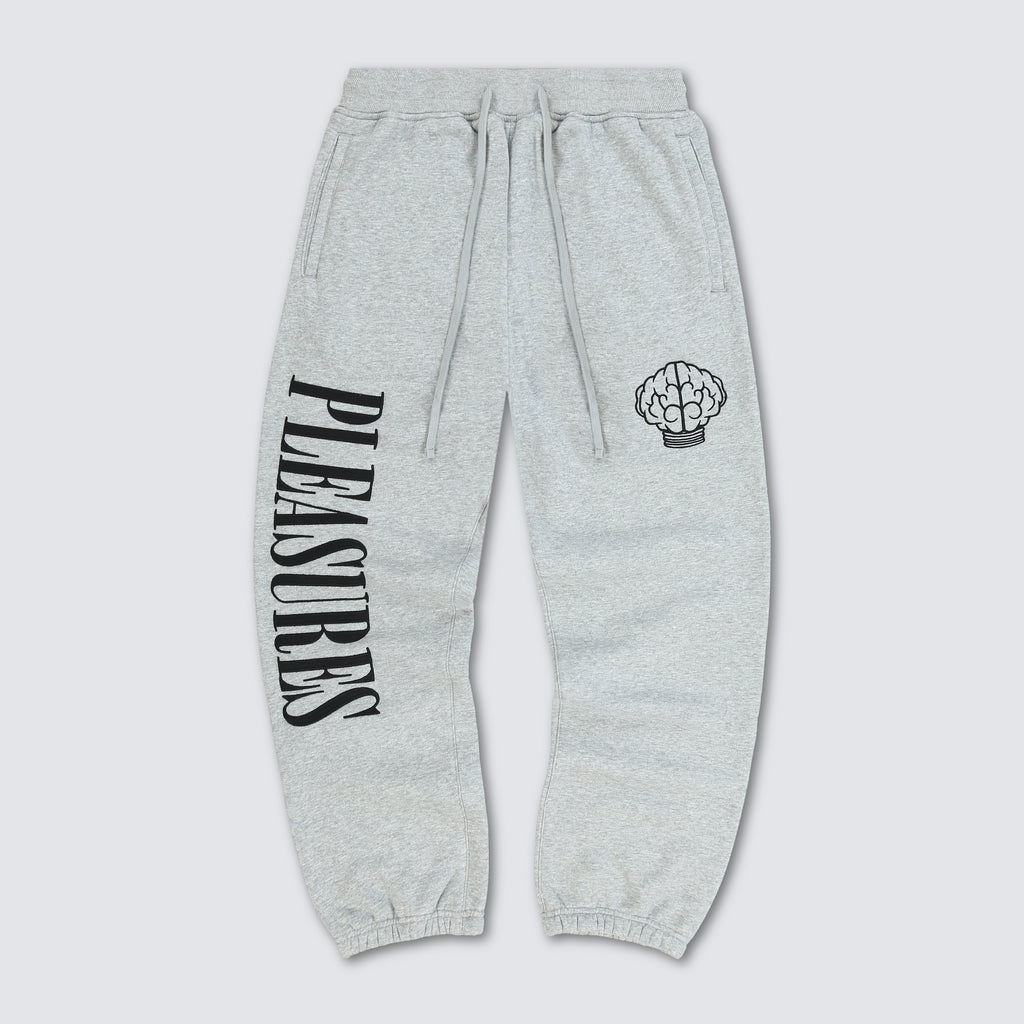 Pleasures NERD Sweatpants in Heather Grey