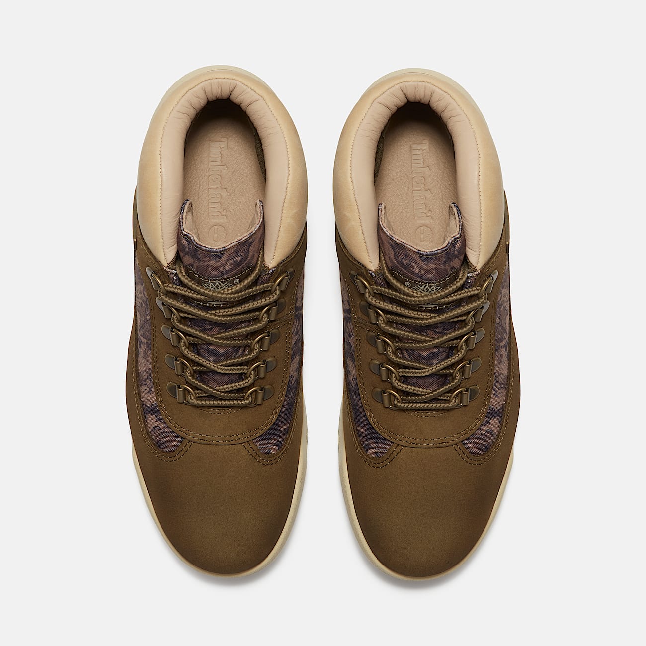 Timberland Field Boot in Olive Nubuck / Camo - ALT2